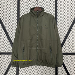 2024 New Dark green Windbreaker