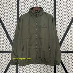 2024 New Dark green Windbreaker