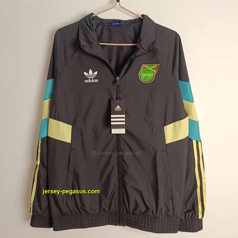 2025 Jamaica black windbreaker