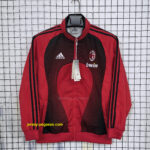 AC Milan Red Retro Windbreaker
