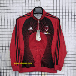 AC Milan Red Retro Windbreaker