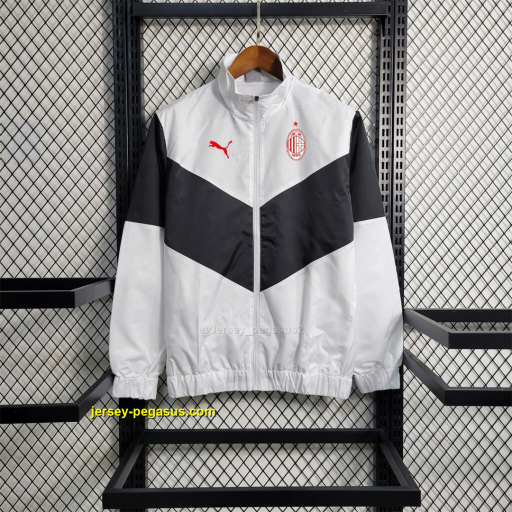 ACM white and black Windbreaker