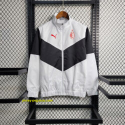 ACM white and black Windbreaker