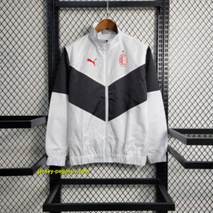 ACM white and black Windbreaker
