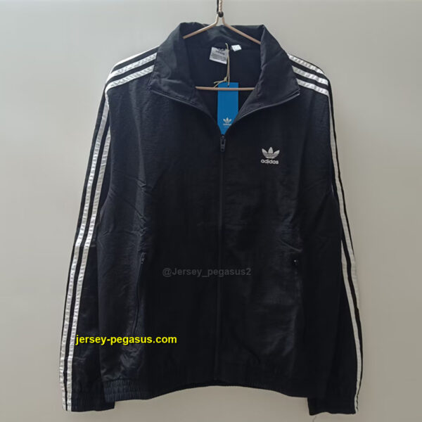 AD Black windbreaker