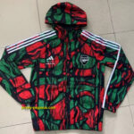 ASN red and green windbreaker