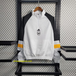 ASN white Windbreaker