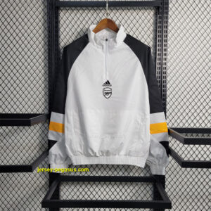 ASN white Windbreaker