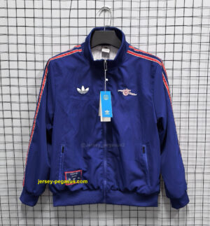 Arsenal Blue Retro Windbreaker