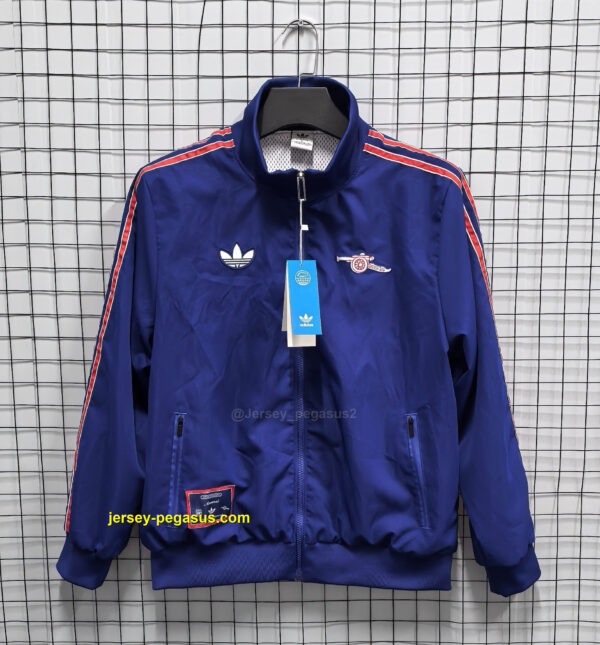Arsenal Blue Retro Windbreaker