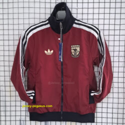 Arsenal Red Retro Windbreaker