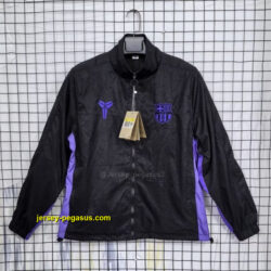 BAR Black Windbreaker