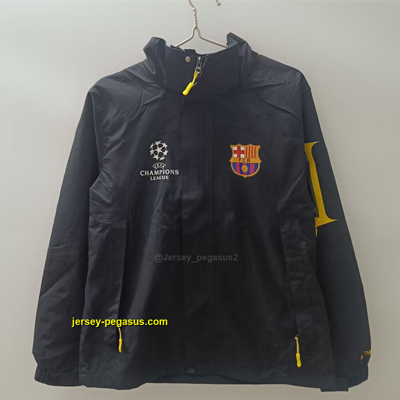 BAR Champion black windbreaker