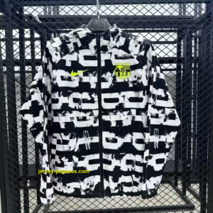 BAR black and white windbreaker