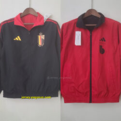 2022 Belgium Trench Coat Reversible BlackRed