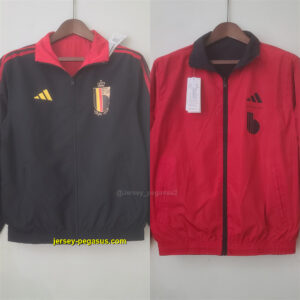 2022 Belgium Trench Coat Reversible BlackRed