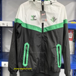 2025-26 Real Betis White and Black windbreaker