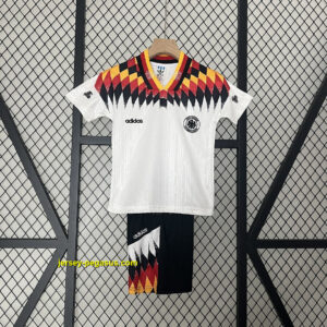 1994 Germany Home Retro Kids Kits Children Sets Football