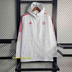 Bayern Munich white Windbreaker