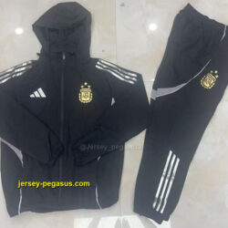 Argentina 2025-26 Black Windbreaker suit