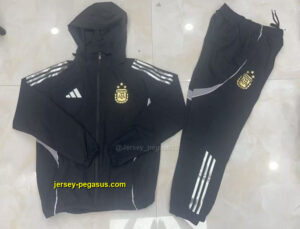 Argentina 2025-26 Black Windbreaker suit