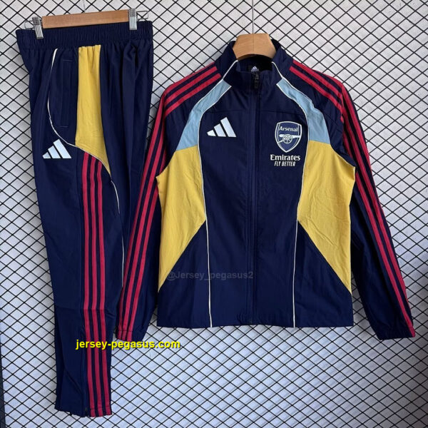 Arsenal 2025-26 Colorful Windbreaker Suit Arsenal 2025-26 Colorful Windbreaker Suit