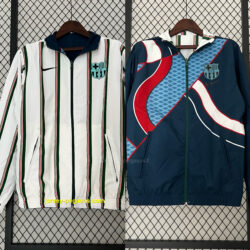 BAR green white REVERSIBLE werindbreaker
