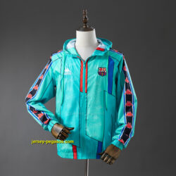 Barcelona 2025-26 Retro Model Blue Windbreaker