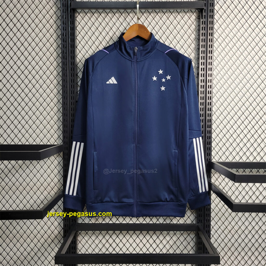 Cruzeiro royal blue training jacket
