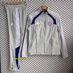 FC Bayern Munich 2025-26 Gray Windbreaker Suit