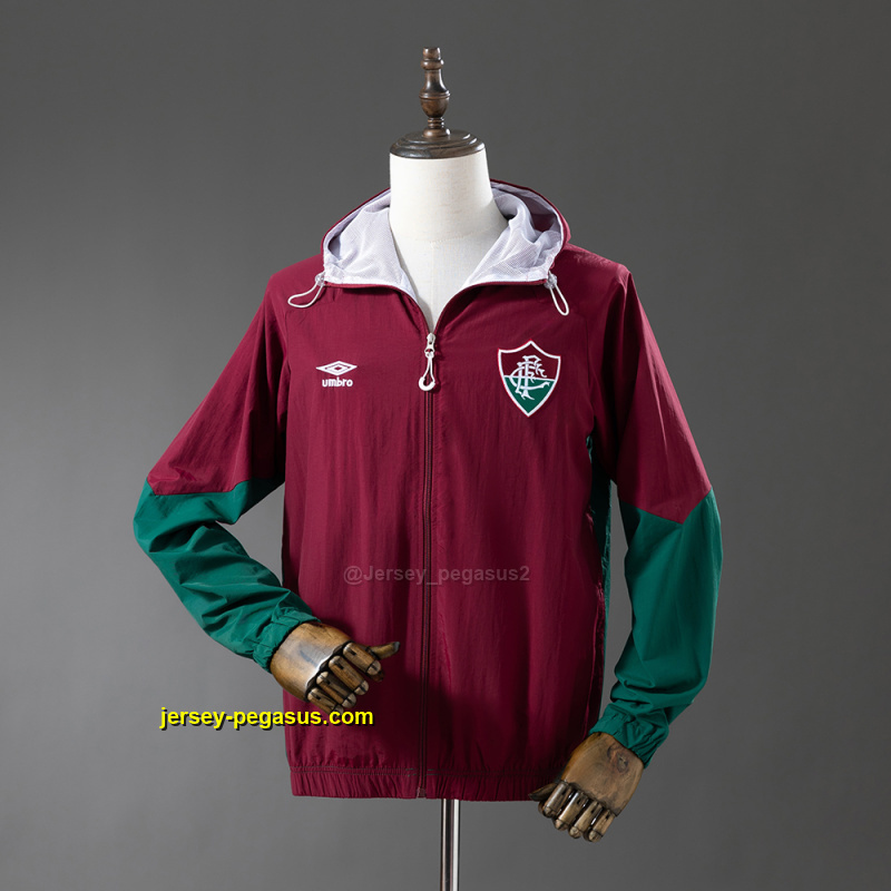 Fluminense 2025-26 Green And Red Windbreaker