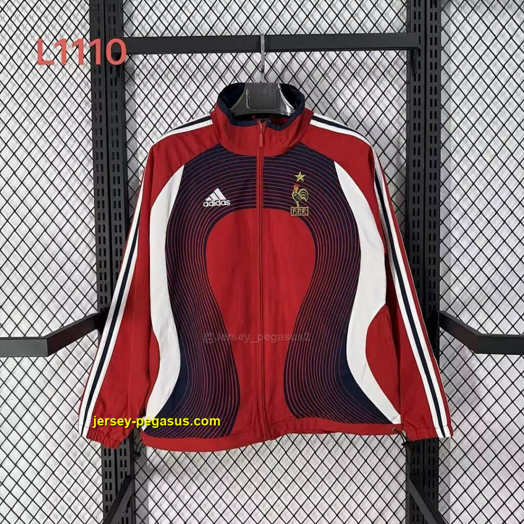 France 2026 Red windbreaker