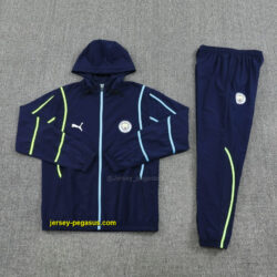 Manchester City 2025-26 Dark Blue Windbreaker suit