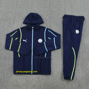 Manchester City 2025-26 Dark Blue Windbreaker suit