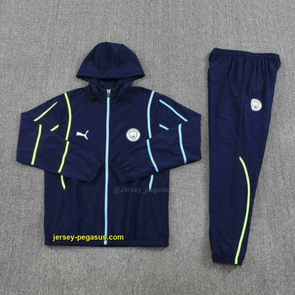 Manchester City 2025-26 Dark Blue Windbreaker suit