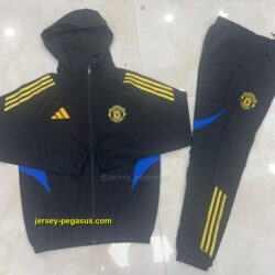 Manchester United 2025-26 Black Windbreaker suit