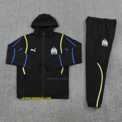Marseille 2025-26 Black Windbreaker suit