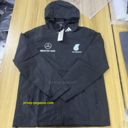 Mercedes 2025-26 Black Windbreaker
