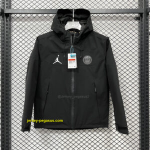 PSG Black Cotton Jacket