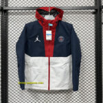 PSG white and blue cotton jacket