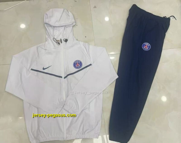 Paris Saint Germain 2025-26 White Windbreaker suit