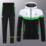 Real Betis 2025-26 Black White Windbreaker Suit