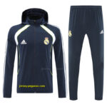 Real Madrid 2025-26 Dark Blue Windbreaker suit