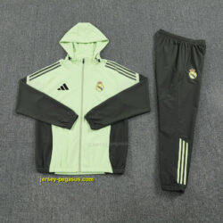 Real Madrid 2025-26 Light Yellow Windbreaker suit