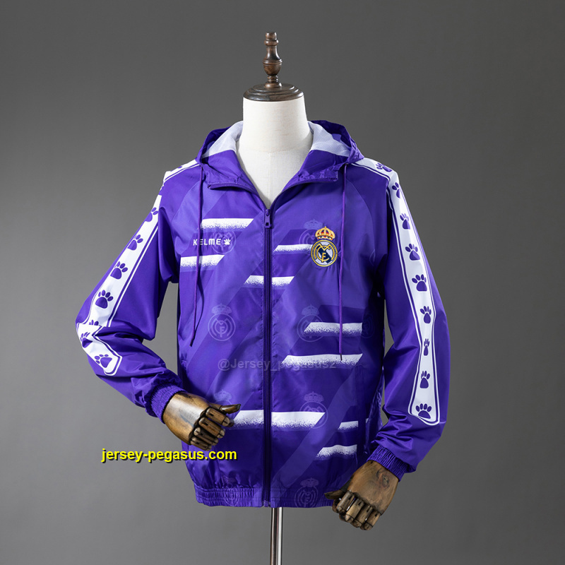 Real Madrid 2025-26 Purple Windbreaker