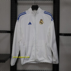 Real Madrid 2025-26 White Windbreaker