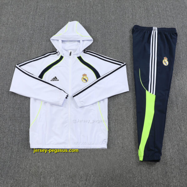 Real Madrid 2025-26 White Windbreaker suit