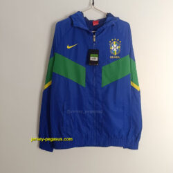 Brazil blue windbreaker
