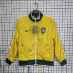Brazil yellow Retro Windbreaker