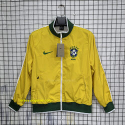 Brazil yellow Retro Windbreaker